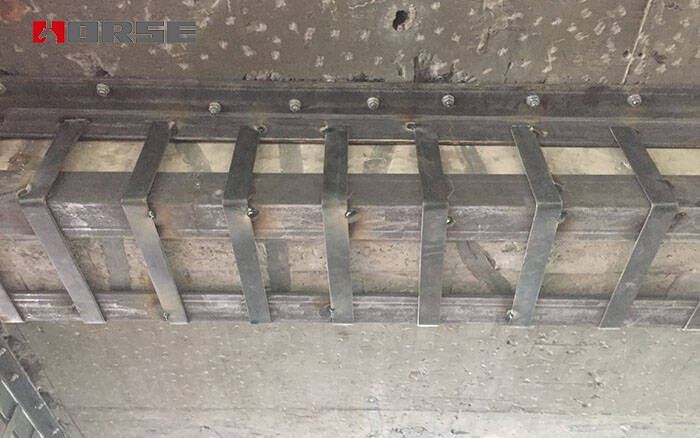 structural strengthening with steel strip