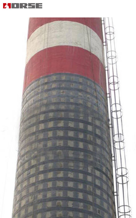CFRP) wrap strengthening chimney
