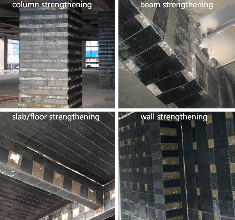  carbon fiber reinforcement system for seismic