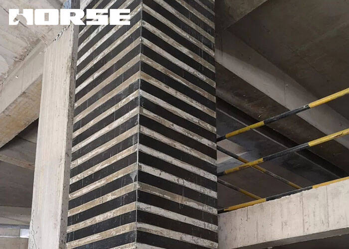 carbon fiber reinforced concrete column