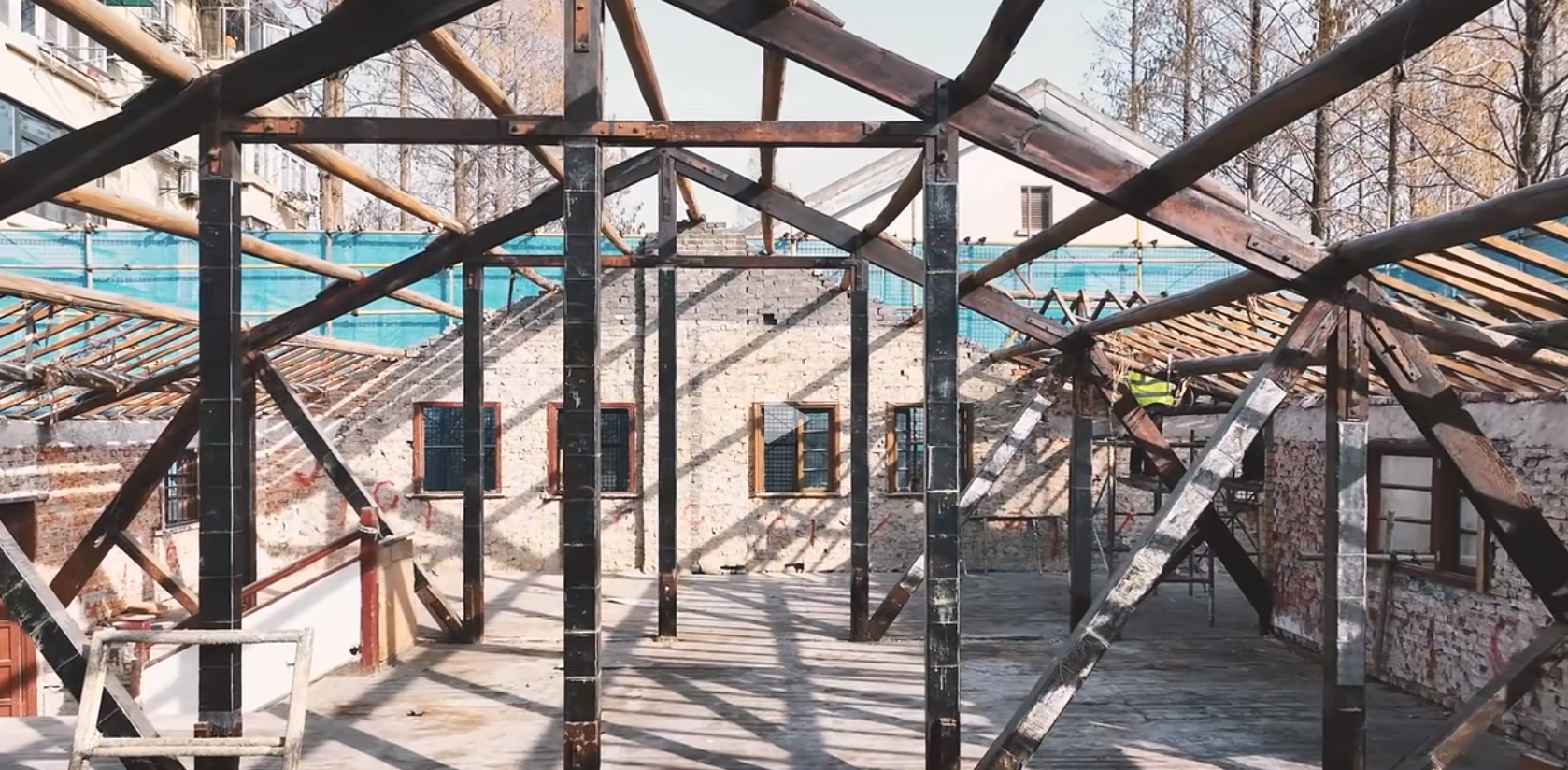 Restoration of Historic Wooden Structures with Carbon Fiber 